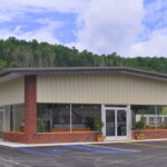 A large parking area is available for trailers. Two entrances provide pull-through access A large parking area is available for trailers. Two entrances provide pull-through access
